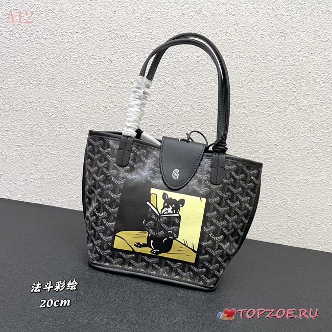 anjou mini tote goyard 05  20cm*19cm*8cm，pocket：30cm - 1
