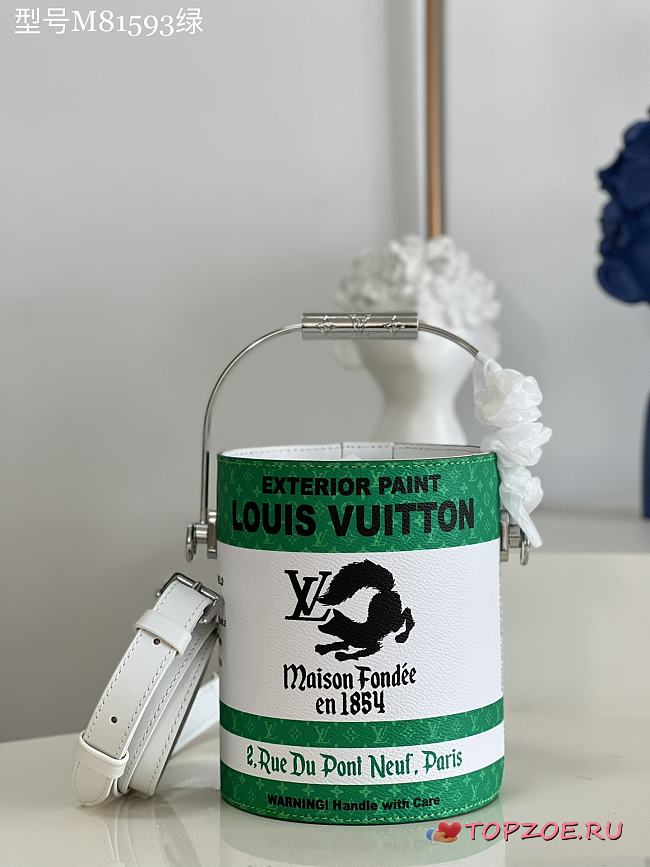 LV M81593 LV Paint Can bag01 13.5*17*7CM - 1