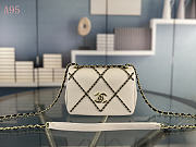 trendycc Lambskin Small Entwined Chain Flap Black01 20*13*7CM - 1