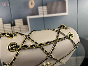 trendycc Lambskin Small Entwined Chain Flap Black01 20*13*7CM - 2