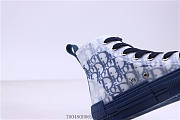 DIOR HIGH-TOP OBLIQUE CANVAS SNEAKERS02 - 5