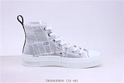 DIOR HIGH-TOP OBLIQUE CANVAS SNEAKERS04 - 5