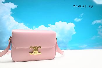 MEDIUM TRIOMPHE BAG NUDE  SIZE 22CM