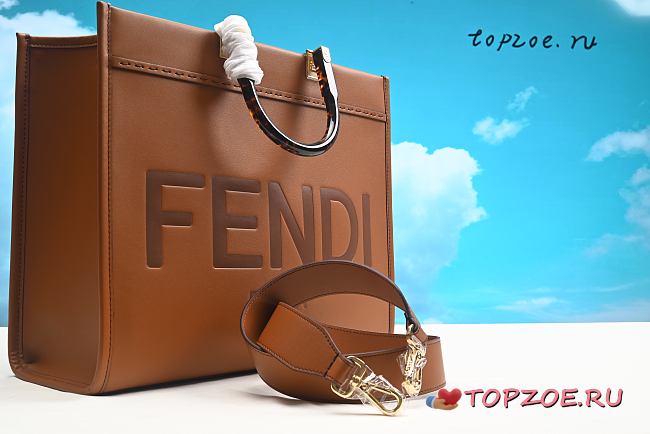 FENDI SUNSHINE MEDIUM TOTE BAG  34*31*17cm - 1