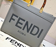 fendi shine tote 35x17x31cm - 4