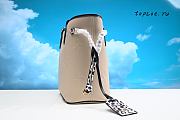 LV NEVERFUL MM CREAM M58525 SIZE 31 x  28 x 14 cm - 4