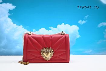 D&G LARGE DEVOTION BAG  25.5 x 17.5 x 5.5 CM