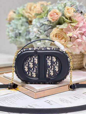 DIOR  SIGNATURE OVAL CAMERA BAG 18 x 11 x 6cm