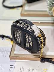DIOR  SIGNATURE OVAL CAMERA BAG 18 x 11 x 6cm - 5