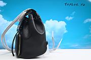 CHANEL GRAINED CALFSKIN GOLD-TONE METAL BACKPACK BLACK  W24 x H26 x D14cm - 5