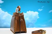 Vitello King Shiny Nappa Woven Peekaboo  27x21x11cm - 2