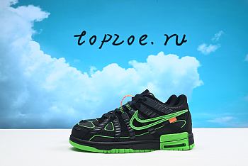 Nike OFF-WHITE x Air Rubber Dunk 'Green Strike' Black DK-CU6015-001