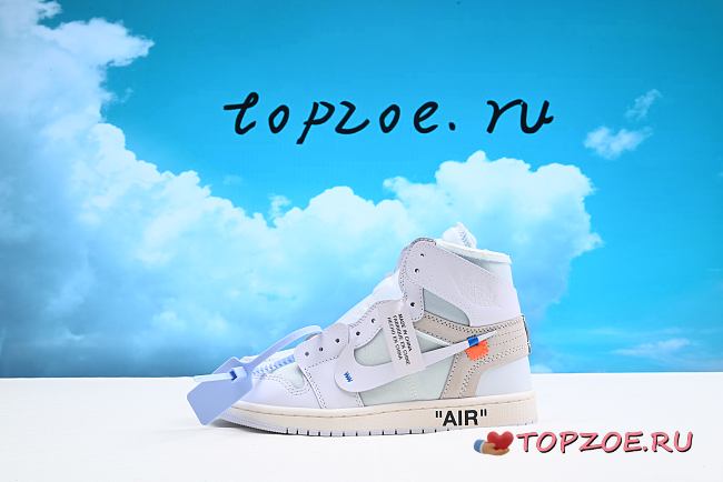 Off-White X Air Jordan 1  AQ0818-100 - 1