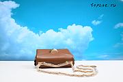 Valentino Garavani Women Large One Stud Leather Shoulder Bag  W 19 x H 14 x D 11 cm - 3