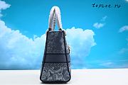 DIOR LADY D-LITE EMBROIDERED BAG   SIZE 24 x 20 x 11 CM - 6