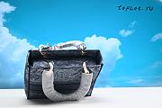 DIOR LADY D-LITE EMBROIDERED BAG   SIZE 24 x 20 x 11 CM - 4