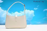 YSL LE 5 À 7 HOBO BAG IN SMOOTH LEATHER CREAM 25X14X6cm - 3
