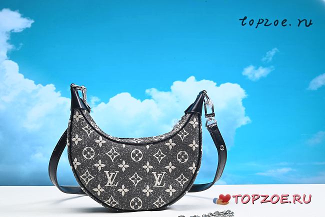 Louis Vuitton Loop Bag In Grey Monogram Denim  M21752 24* 22* 6 cm - 1