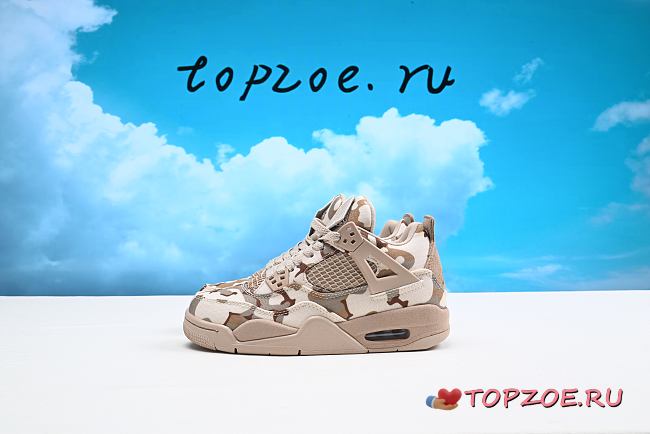 Air Jordan 4 Camo and Aleali May DJ1193-200 - 1