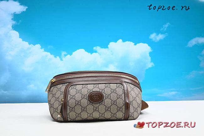 Gucci Interlocking G Logo Monogram Belt Bag 23x12x2.5cm - 1