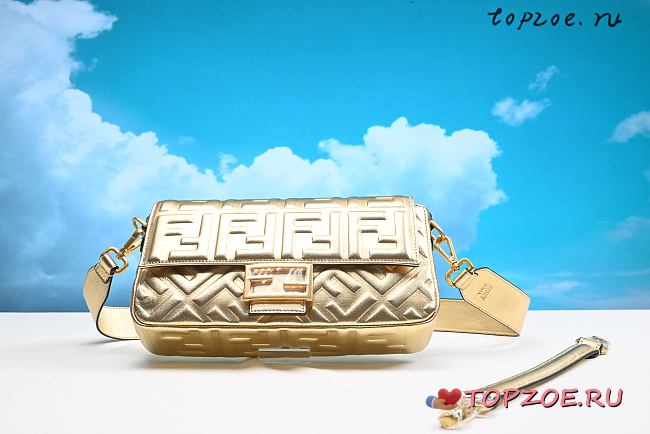 Fendi Baguette leather handbag 26x14x4cm - 1