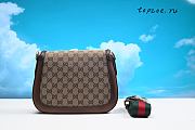 Gucci Lady Web Shoulder Bag GG Canvas Medium 26.5CM - 2