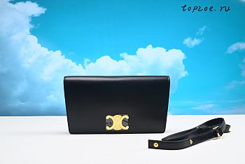 Celine Trapeze Triomphe Shoulder Bag  26 X 14.5 X 2cm