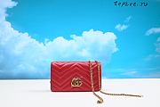 GUCCI GG MARMONT MINI BAG RED 488426  18x11cm - 1