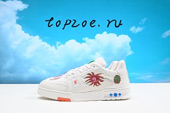LV x Yayoi Kusama Trainer White