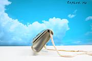 YSL KATE SMALL CLUTCH BAG SMOOTH LEATHER SILVER 326076 Size 24 x 14.5 x 5 cm - 5