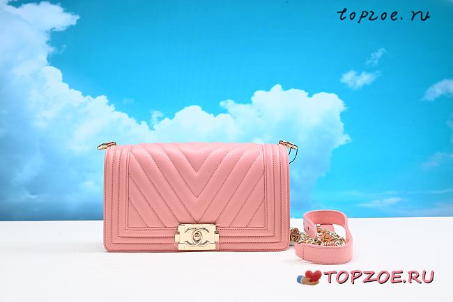 Chanel leboy Chain Crossbody Flap Bag 25cm - 1