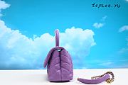 Chanel Purple Coco Top Handle Bag 24CM - 5