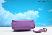 Chanel Purple Coco Top Handle Bag 24CM - 4