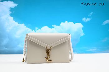 Women Saint Laurent Cassandra Medium Chain Bag 22×16.5×5.5cm
