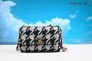 Chanel 19 Flap Bag Quilted Tweed Medium 26CM - 1