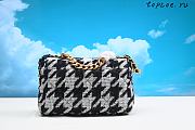 Chanel 19 Flap Bag Quilted Tweed Medium 26CM - 6