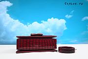 DG Amore Bag In Crocodile Leather 27 x 18 x 8 cm - 2