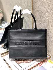 dior book tote Full leather strip embossing 36x28cm - 1