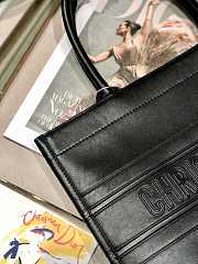 dior book tote Full leather strip embossing 36x28cm - 5