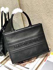 dior book tote Full leather strip embossing 36x28cm - 2