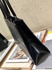 dior book tote Full leather strip embossing 36x28cm - 3