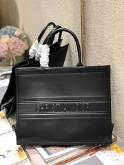 dior book tote Full leather strip embossing 41.5x32x5cm - 1