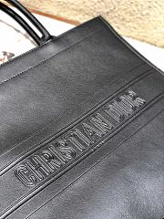 dior book tote Full leather strip embossing 41.5x32x5cm - 6
