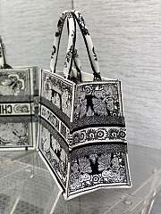 dior book tote flower butterfly  36x18x28cm - 6