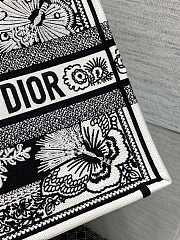 dior book tote flower butterfly  36x18x28cm - 2