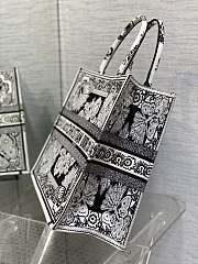 dior book tote flower butterfly 41x35x18cm - 2