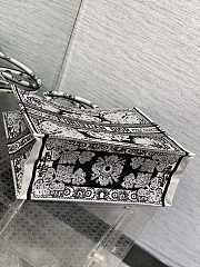dior book tote flower butterfly 41x35x18cm - 6
