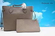 Authentic Louis Vuitton Monogram Empreinte Leather Neverfull MM 32 x 29 x 17 cm - 1