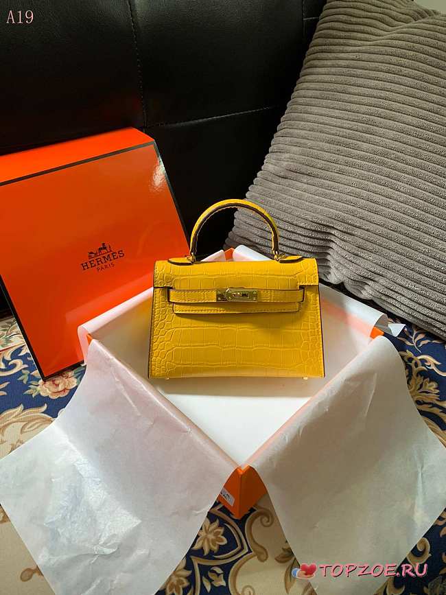 HERMES07 MINI KELLY2  19cm - 1