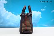 Burberry House Check Fabric Small Banner Tote 27X12X19CM - 4